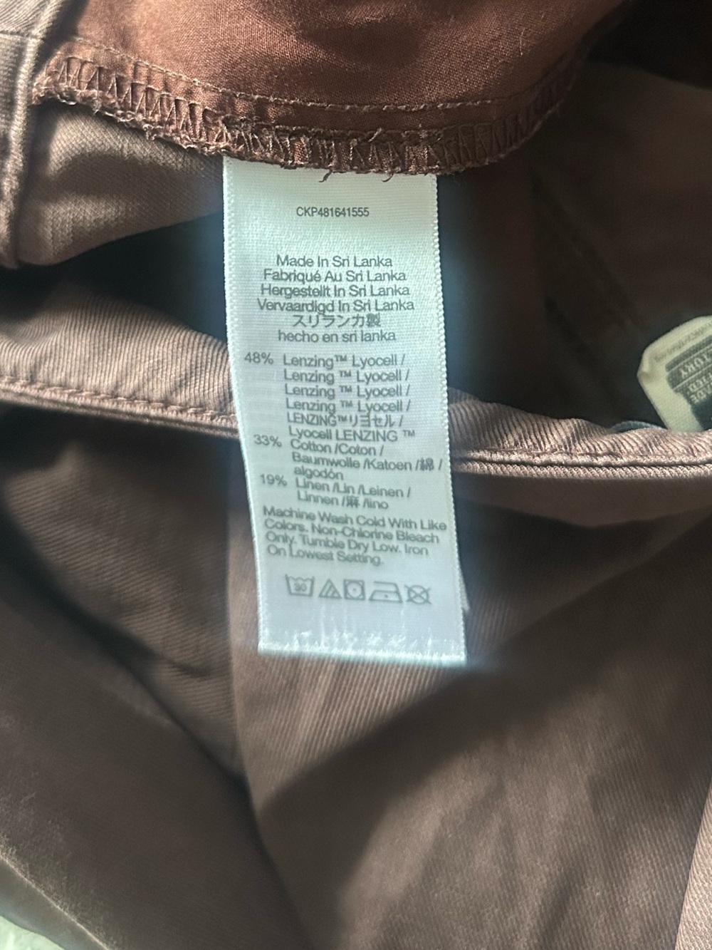 Madewell Brown, High-Waisted, Pleated Pants - Picture 4 of 4